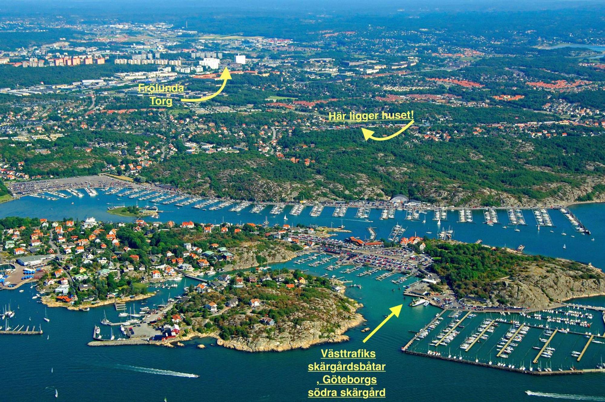 Mysigt Attefallshus Med Naerhet Till Stad Och Hav Goteborg Esterno foto